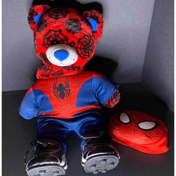 Build A Bear Plush Stuffed BABW Marvel Spider-Man Ultimate 17" - Picture 2 of 5